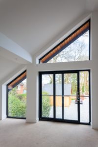 Image shows KAT Aluminium Inline Sliding Doors 