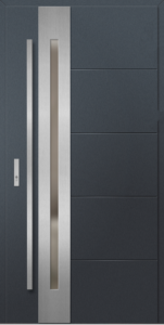 Modern grey door